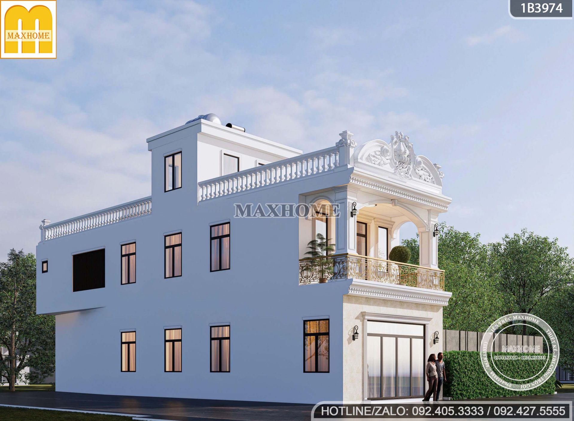 tham khao ban ve nha 2 tang 1 tum tan co dien dep tai hung yen mh0581 2