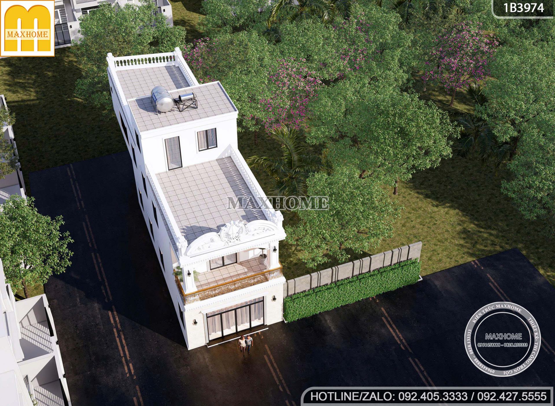 tham khao ban ve nha 2 tang 1 tum tan co dien dep tai hung yen mh05818 5