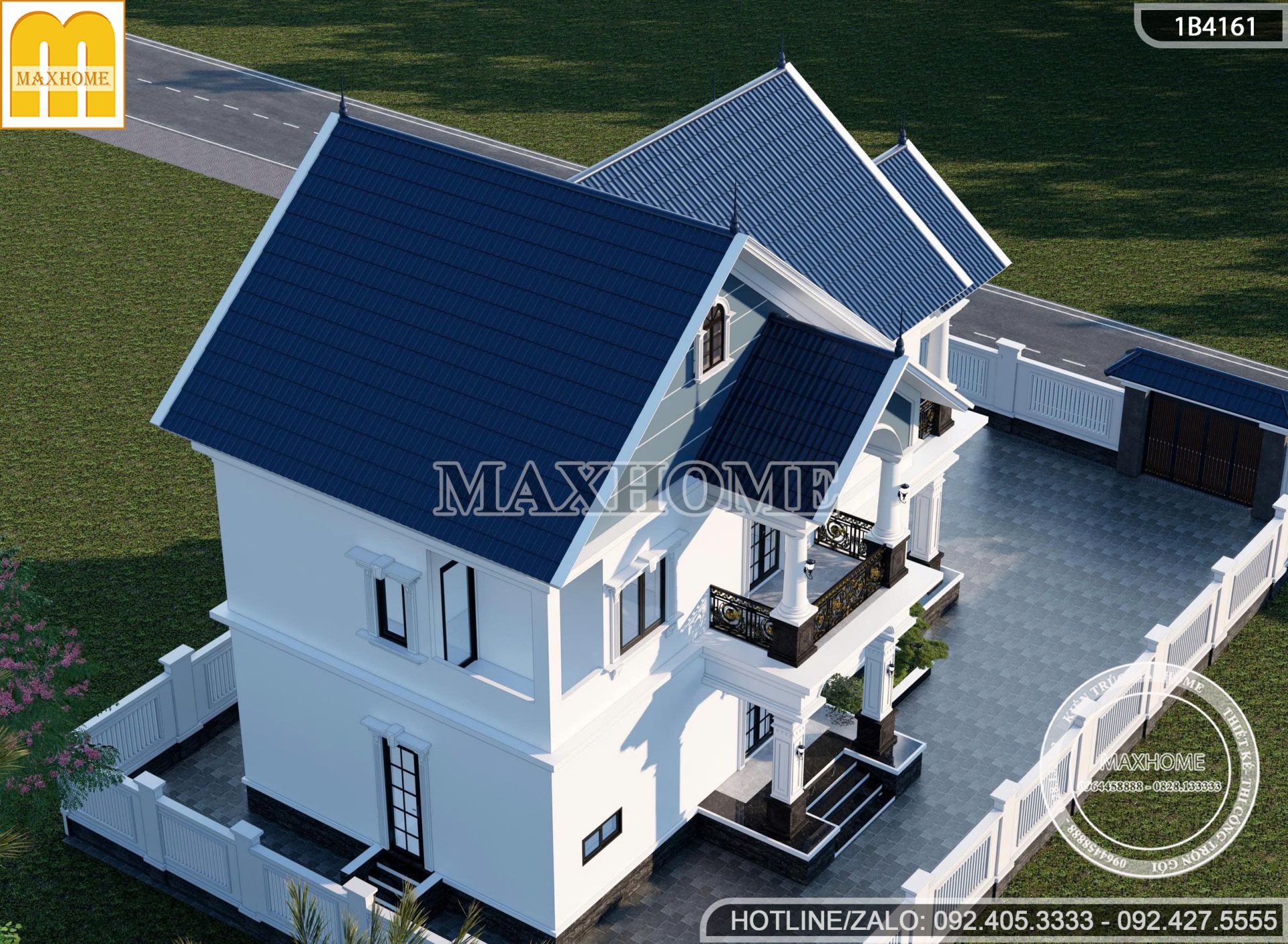 thiet ke nha 2 tang 5 phong ngu mai thai sang trong chi phi hop ly mh05836 3