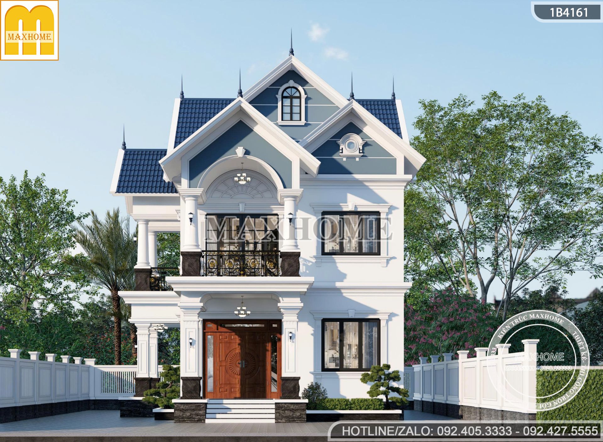 thiet ke nha 2 tang 5 phong ngu mai thai sang trong chi phi hop ly mh05836 6