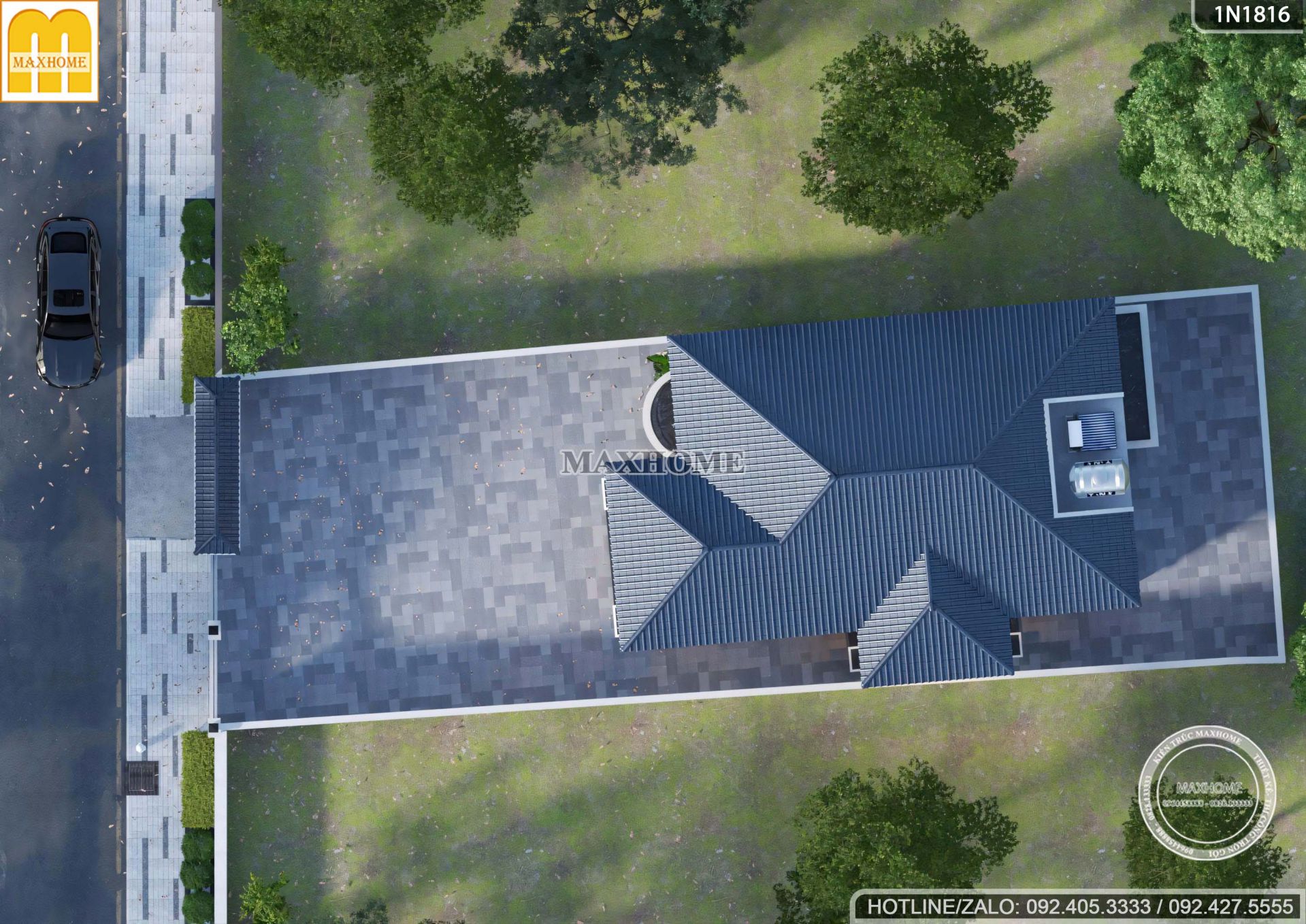 thiet ke nha 2 tang mai nhat hien chuan phong thuy don tai loc mh05704 12