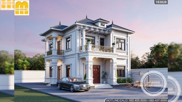 thiet ke nha 2 tang tan co dien dep nhu mo voi cong nang cuc ky tien nghi 2