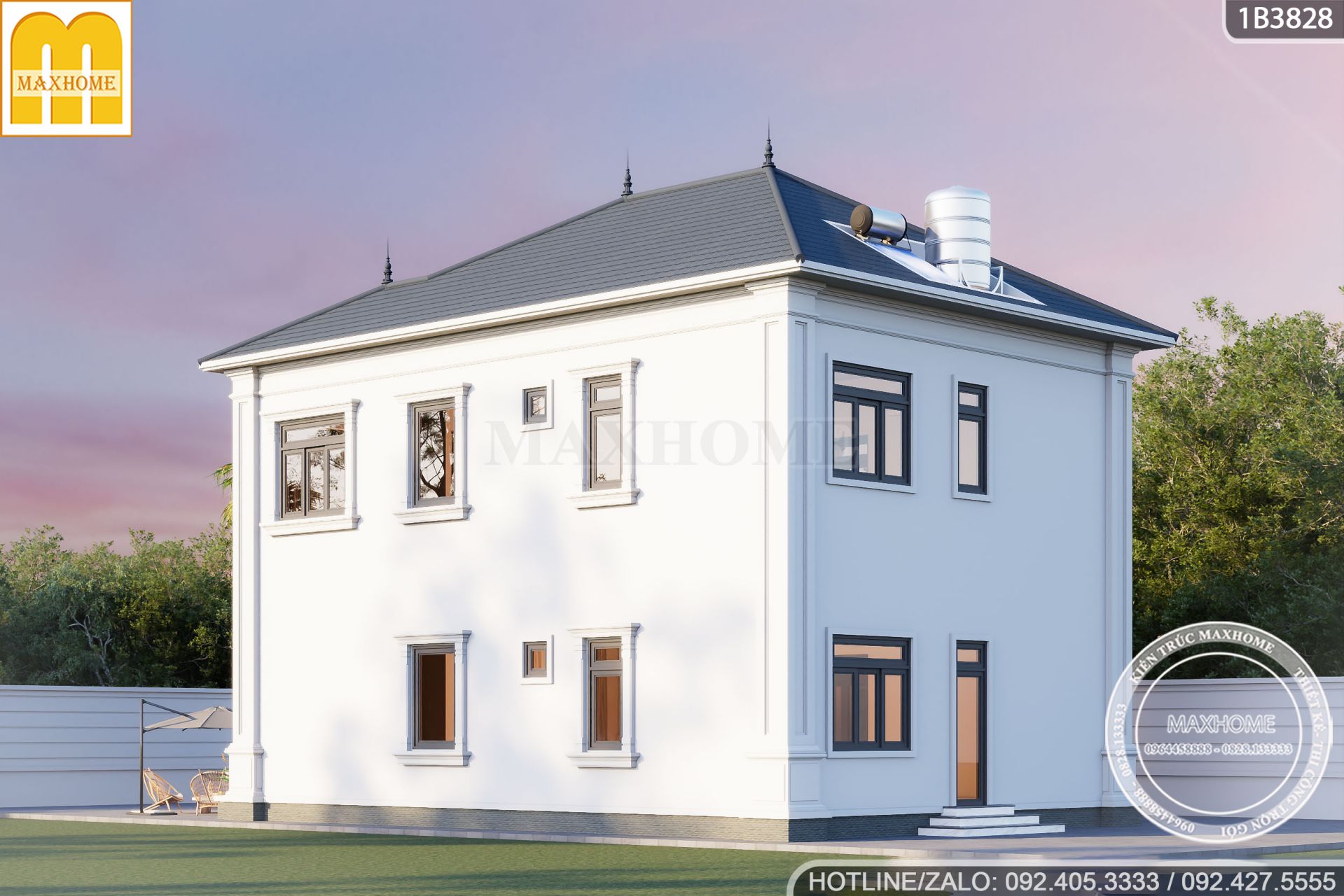 thiet ke nha 2 tang tan co dien dep nhu mo voi cong nang cuc ky tien nghi 8