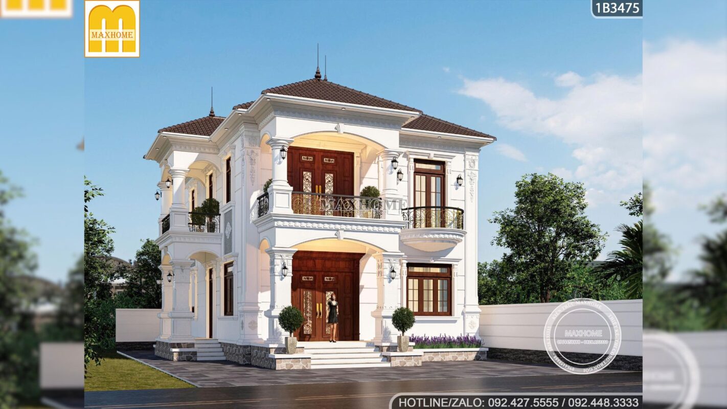 thiet ke nha 2 tang tan co voi ngoi nau dang cap cho gia chu 2