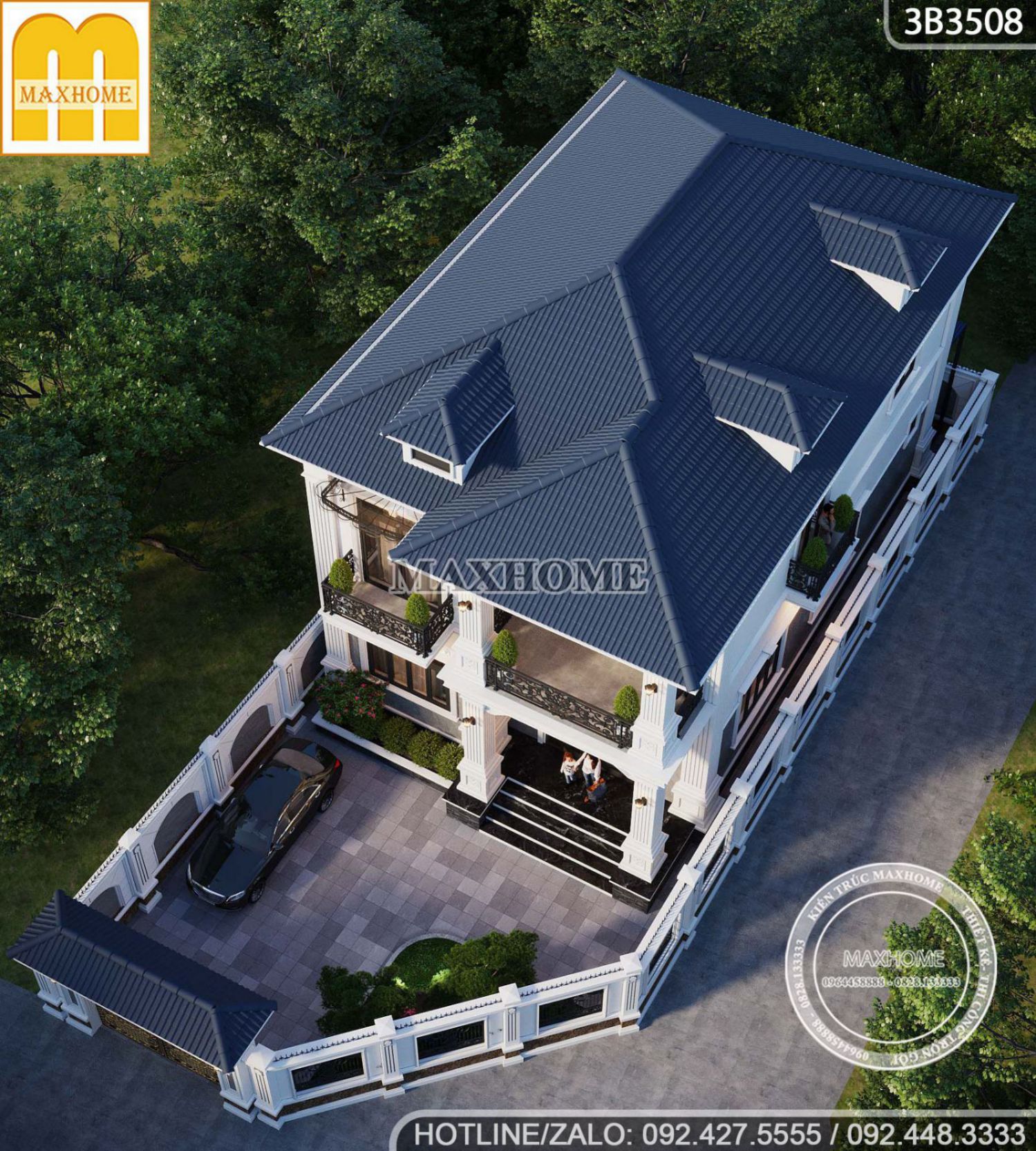 thiet ke nha 2 tang trang tan co dien khong bao gio loi thoi 13 thiet ke nha 2 tang trang tan co dien khong bao gio loi thoi 13