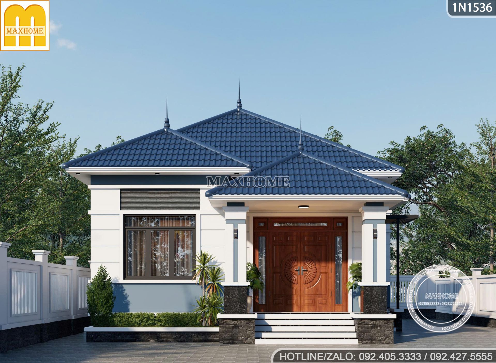 thiet ke nha cap 4 3 phong ngu tren manh dat nang gio dak lak 1