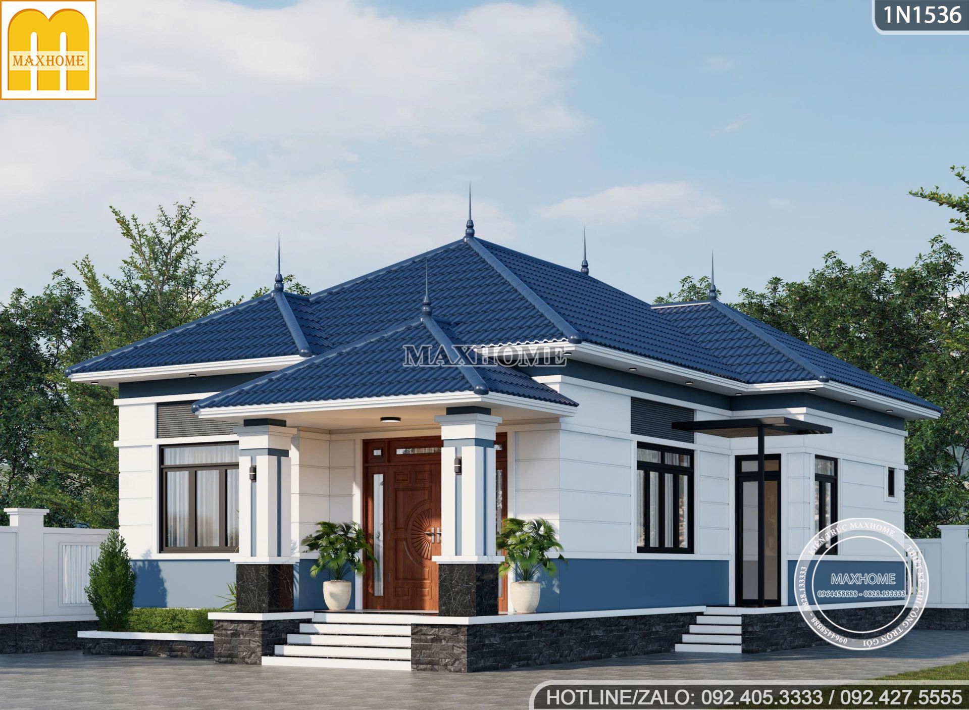 thiet ke nha cap 4 3 phong ngu tren manh dat nang gio dak lak 9