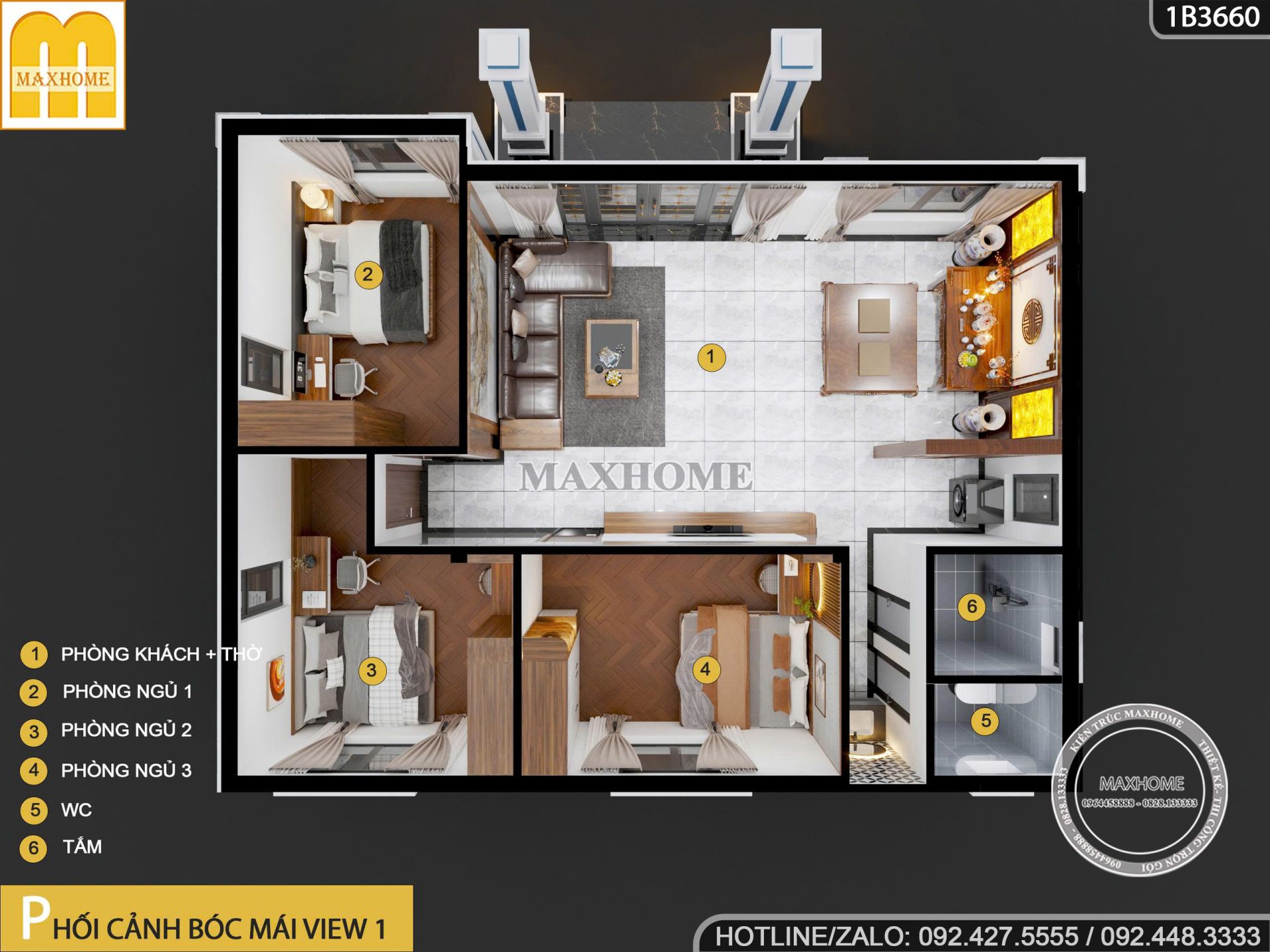 thiet ke nha cap 4 khong bep nhung van tien nghi voi 3 phong ngu dep 12 thiet ke nha cap 4 khong bep nhung van tien nghi voi 3 phong ngu dep 12