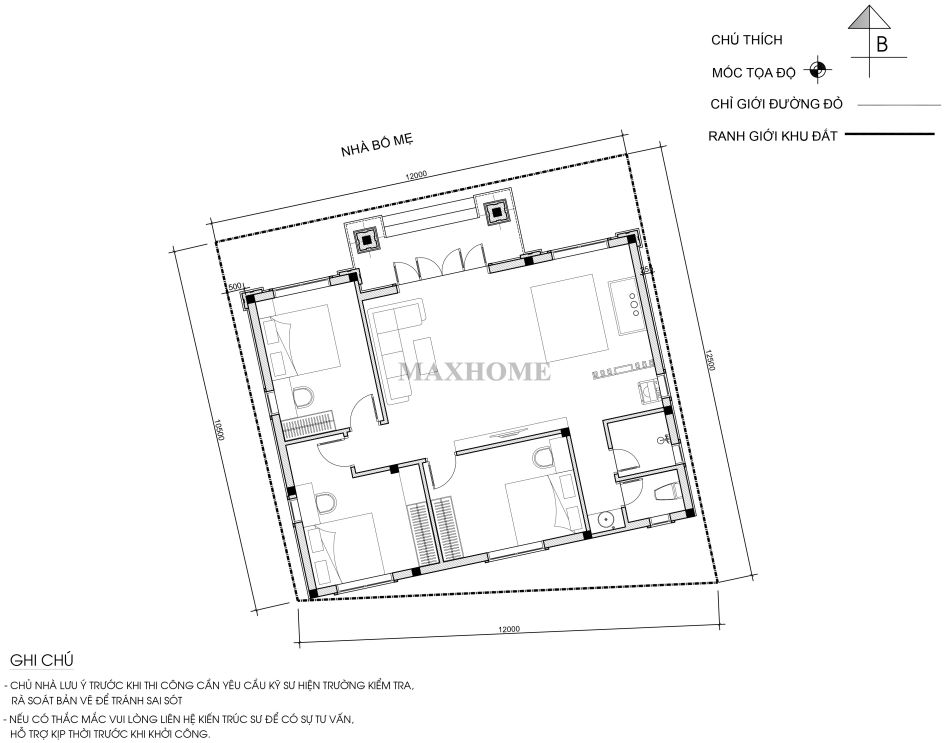 thiet ke nha cap 4 khong bep nhung van tien nghi voi 3 phong ngu dep 19 thiet ke nha cap 4 khong bep nhung van tien nghi voi 3 phong ngu dep 19