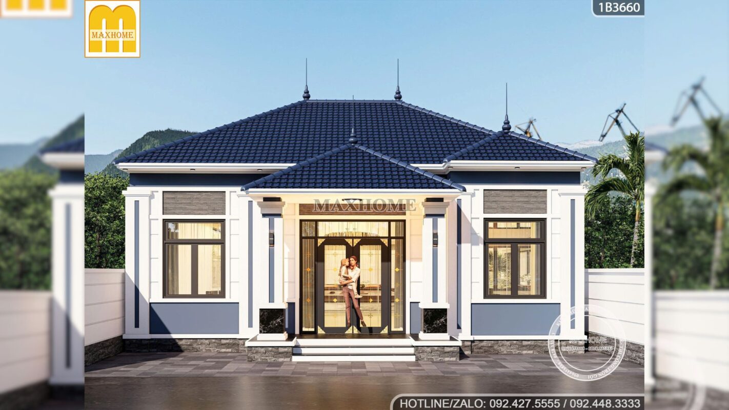 thiet ke nha cap 4 khong bep nhung van tien nghi voi 3 phong ngu dep 2