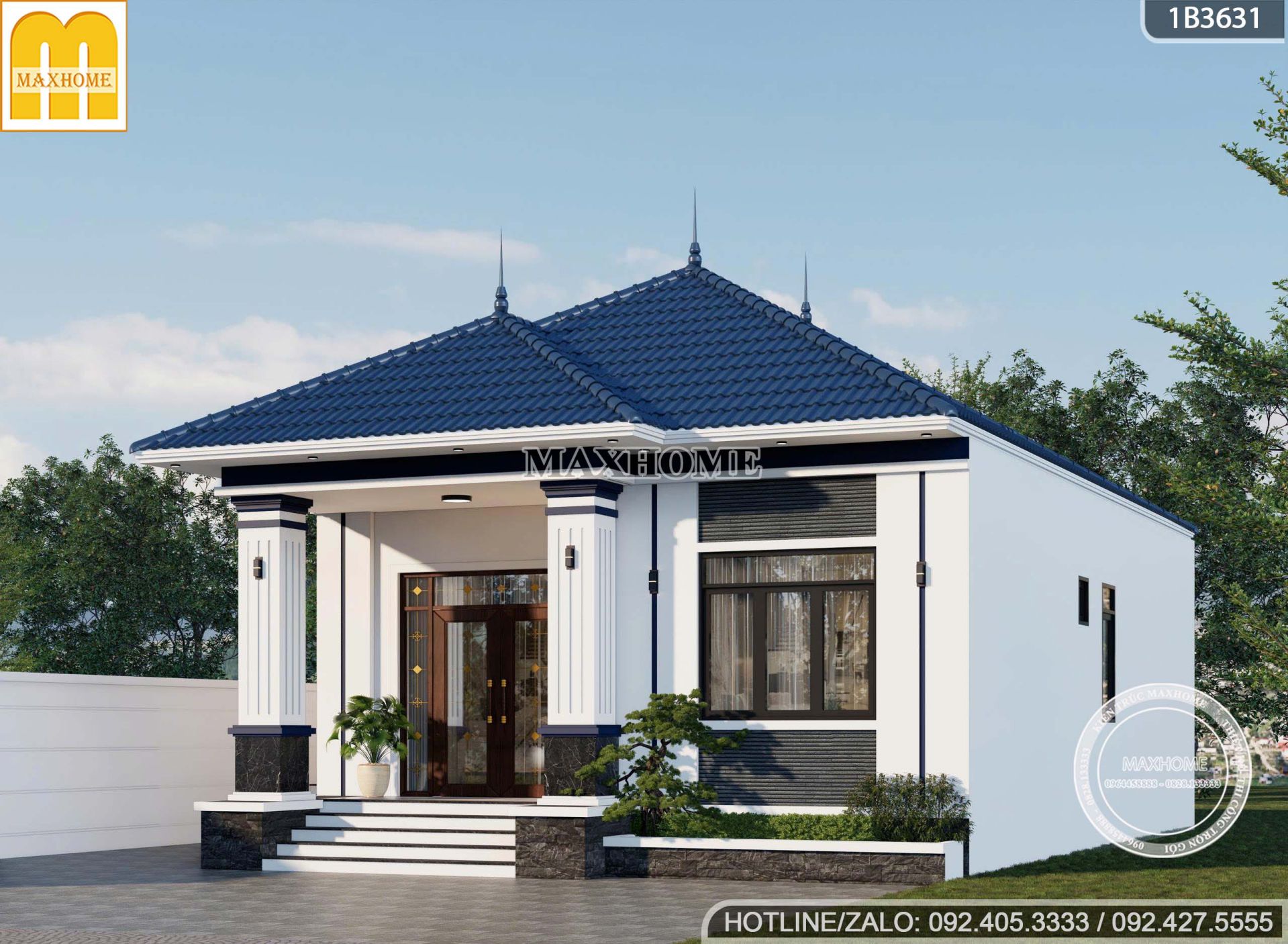 thiet ke nha cap 4 mai nhat chu l 3 phong ngu hien dai de thi cong mh05622 3