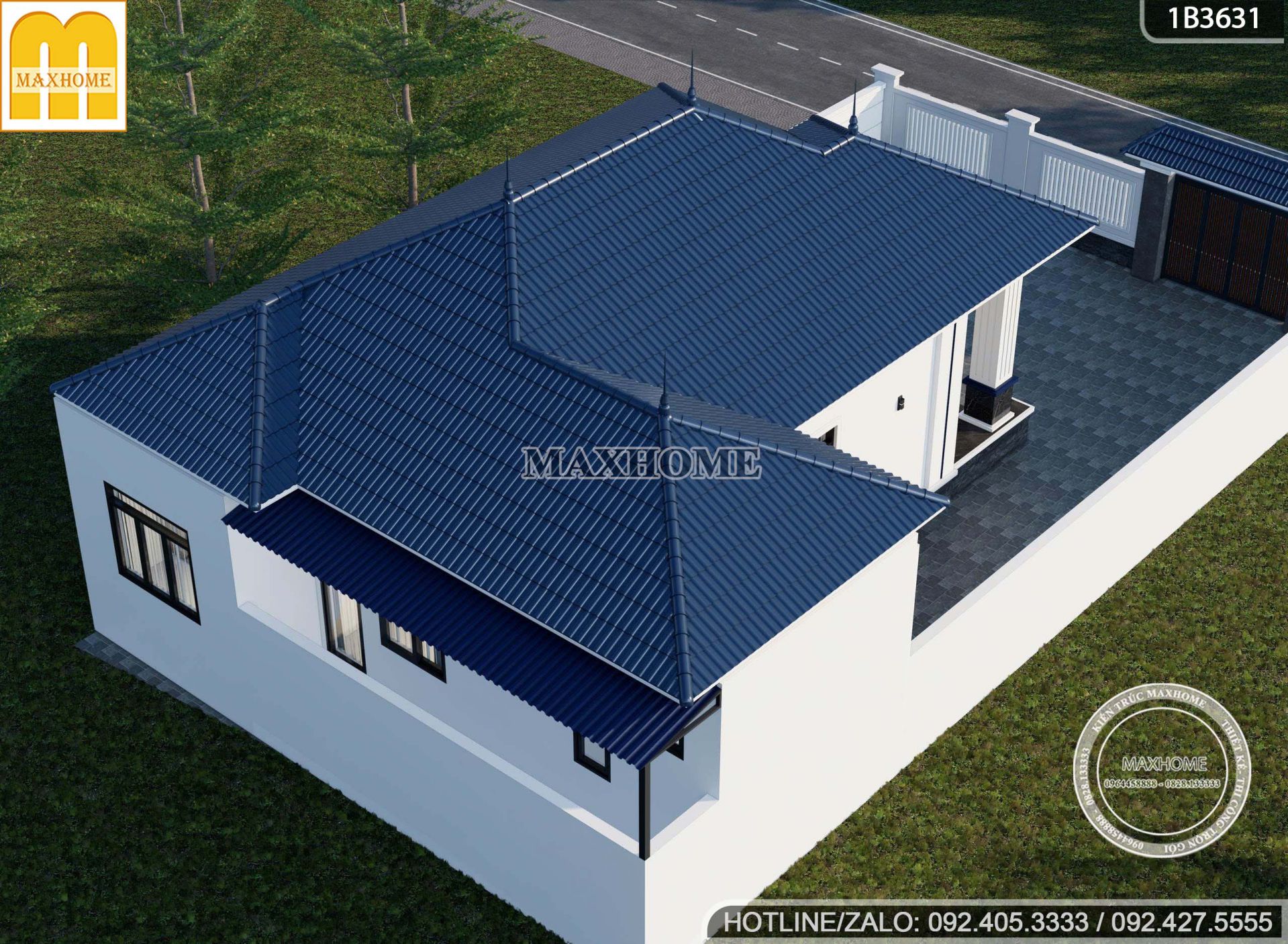 thiet ke nha cap 4 mai nhat chu l 3 phong ngu hien dai de thi cong mh05622 6