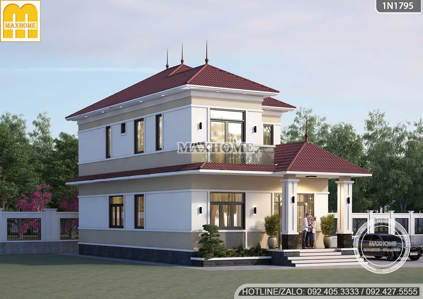 thiet ke nha mai nhat ngoi do sang trong doc dao va day du tien nghi mh05701 8