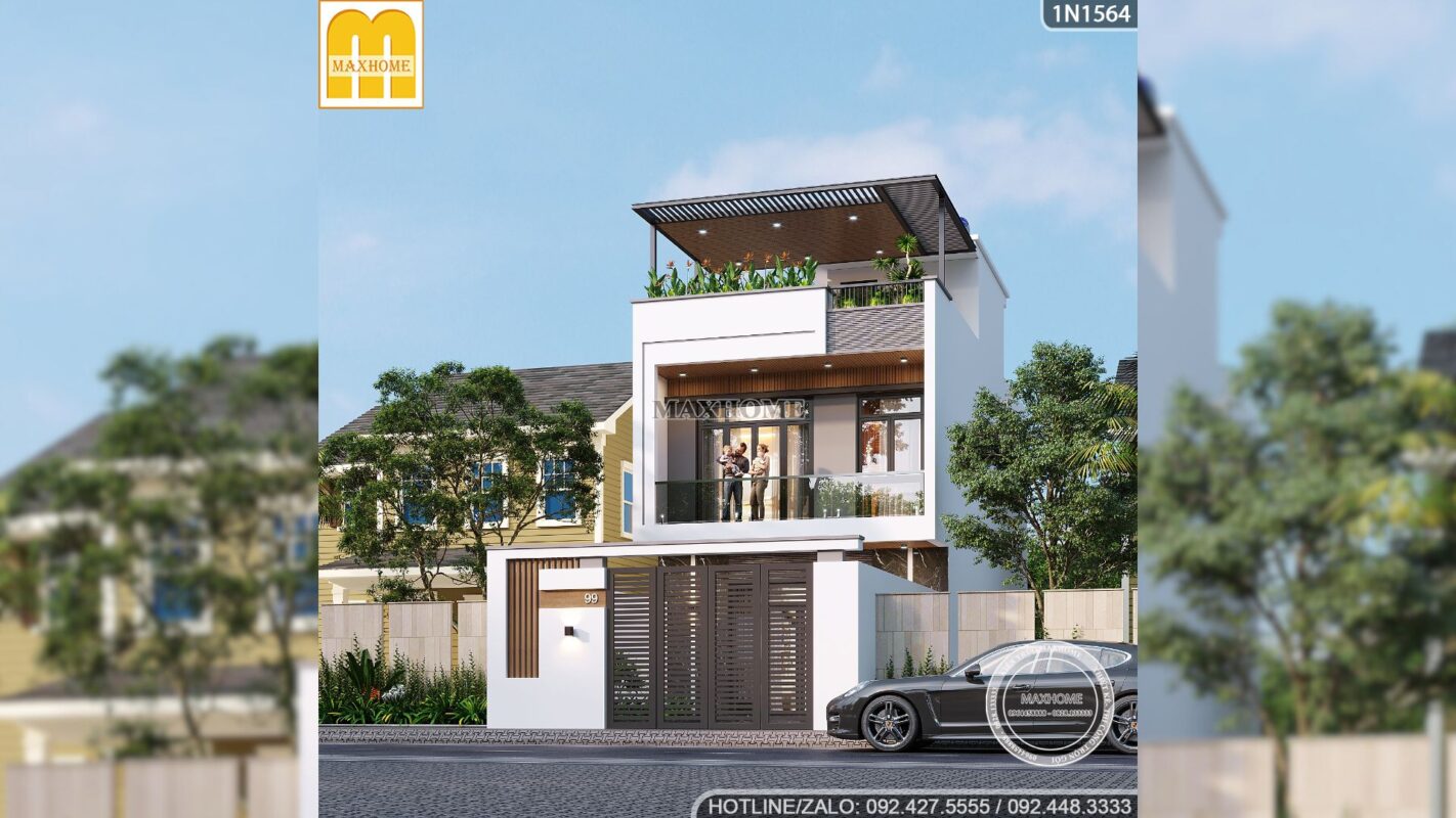 thiet ke nha pho 2 tang 1 tum dang cap hien dai va sieu tien nghi 3