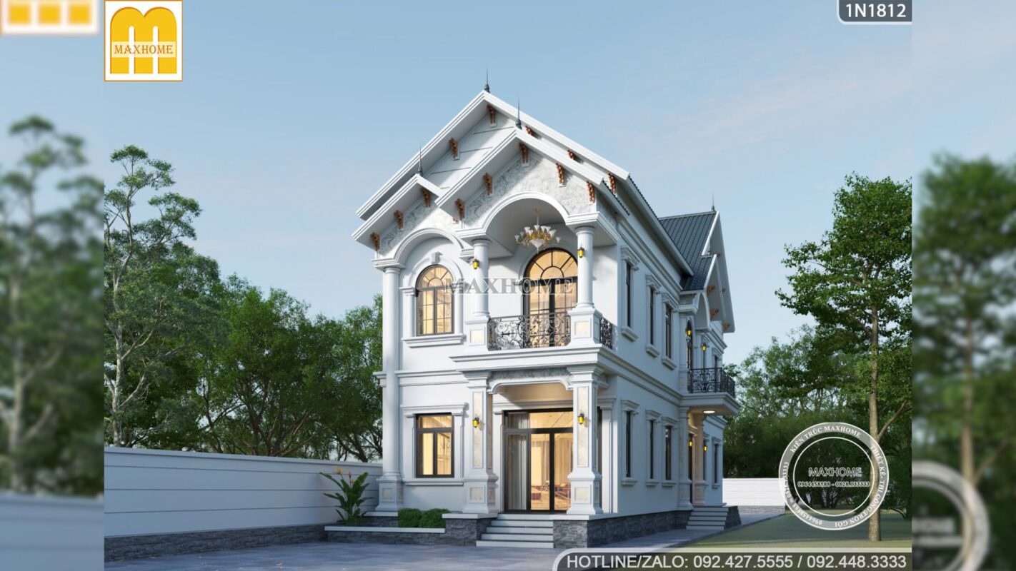 thiet ke nha pho 2 tang tan co so huu kien truc sang trong tai sai gon 2