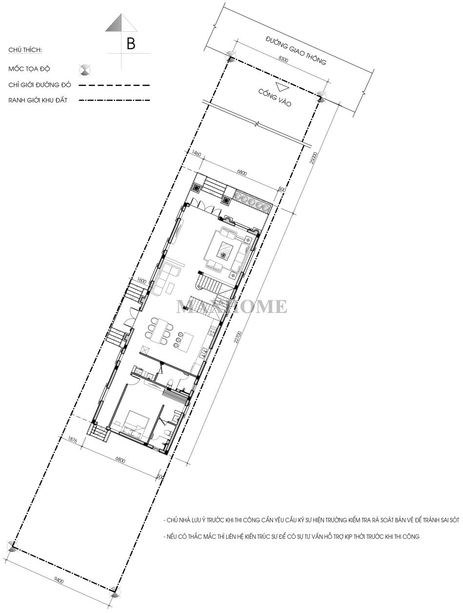 thiet ke nha pho 2 tang tan co so huu kien truc sang trong tai sai gon 23