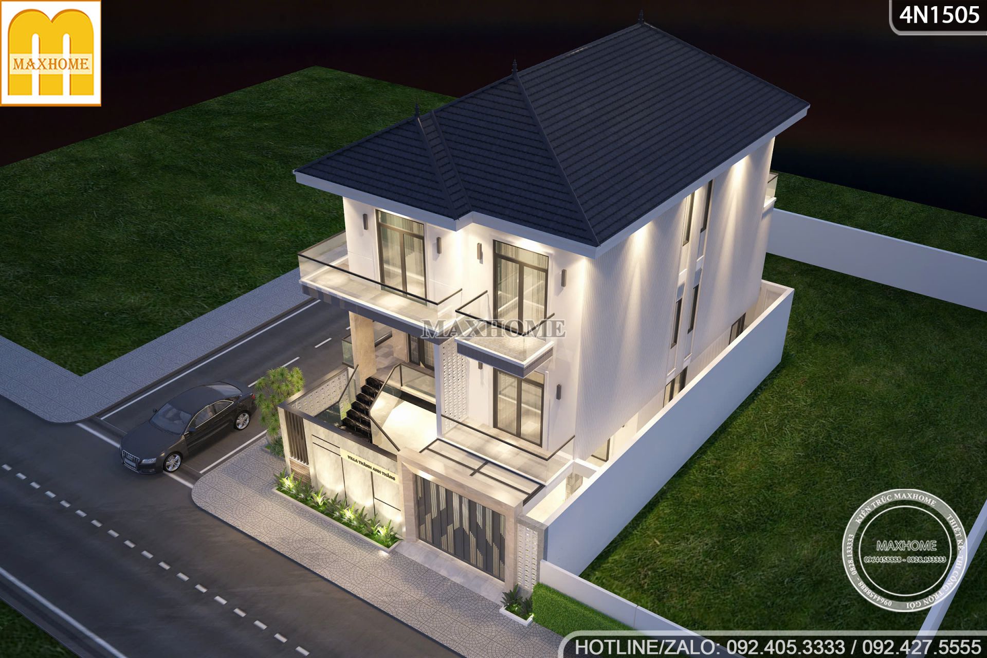 thiet ke nha pho 3 tang lo goc voi khong gian mo cong nang toi uu 11