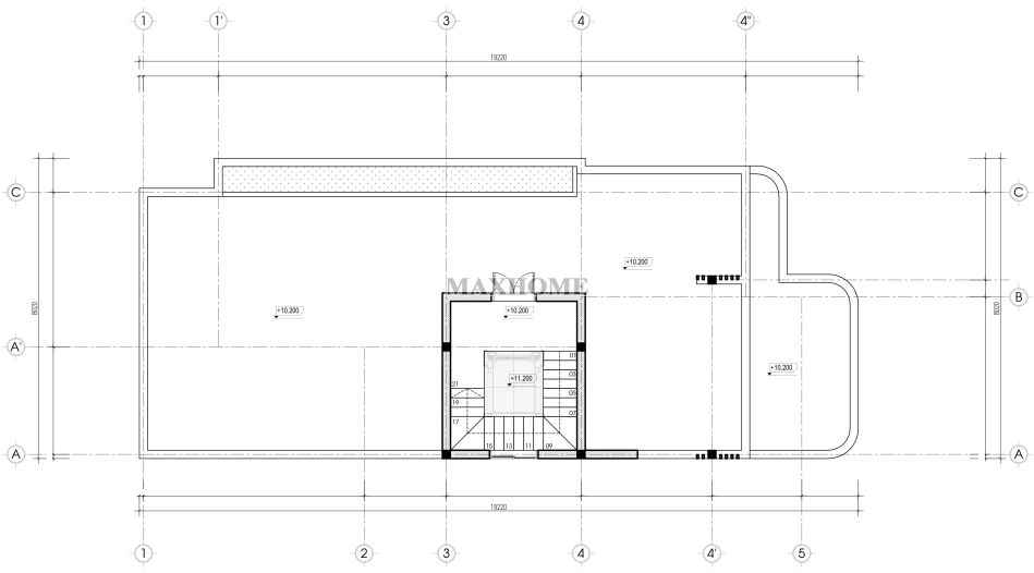 tinh than hien dai hien ro trong ban thiet ke nha 3 tang 1 tum ca tinh 15