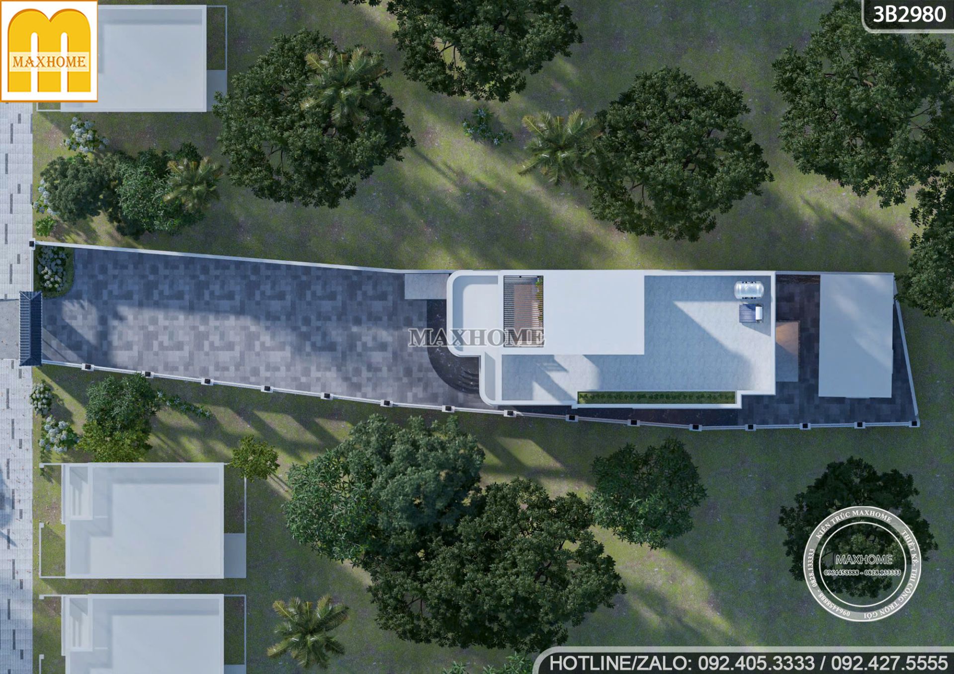 tinh than hien dai hien ro trong ban thiet ke nha 3 tang 1 tum ca tinh 9