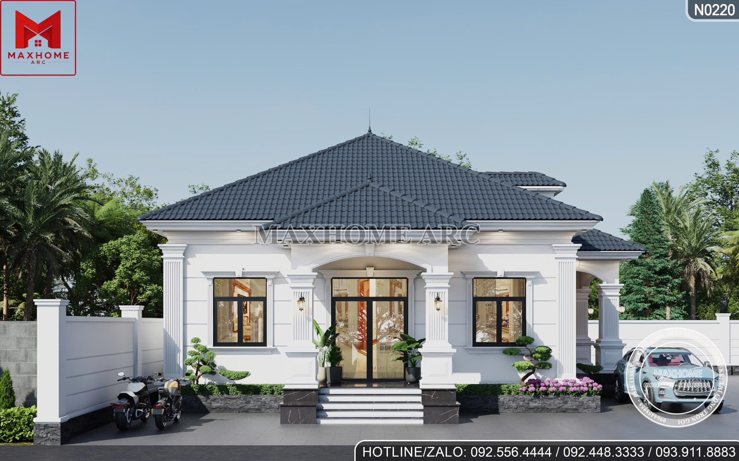 Hướng mặt tiền chính diện | MH06269 Hướng mặt tiền chính diện | MH06269