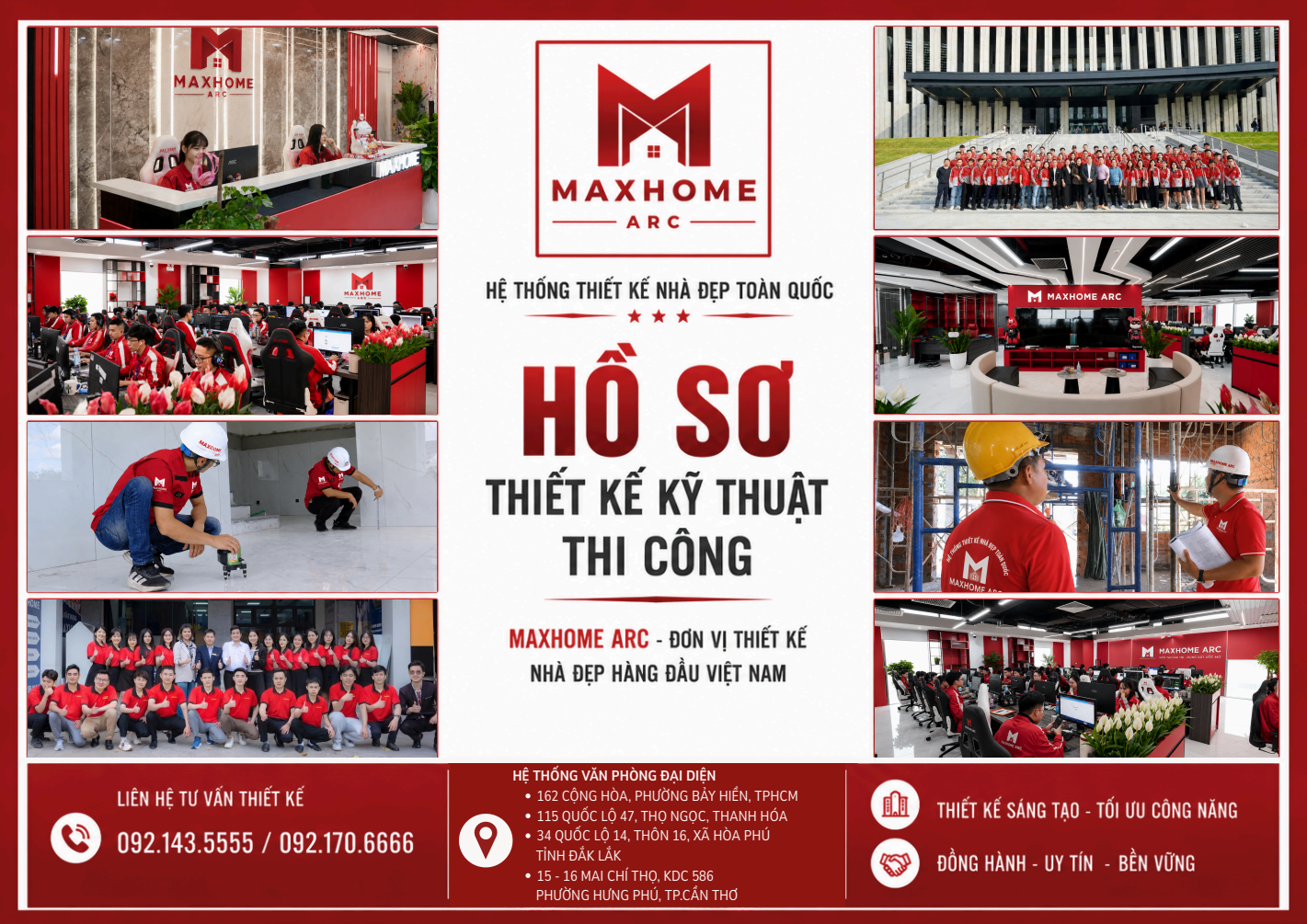 Ho so thiet ke kien truc nha o tai Maxhome Arc